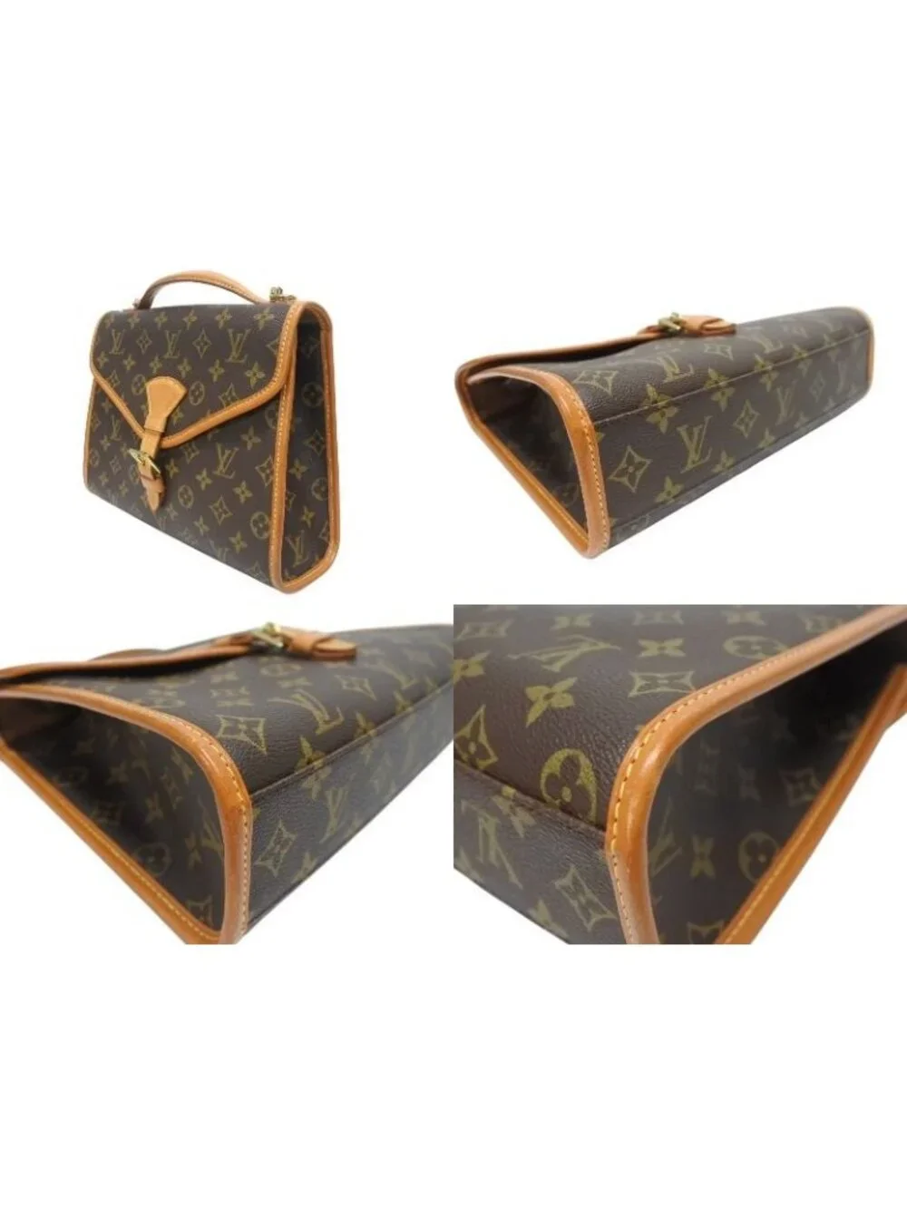 Louis Vuitton Shoulder Bag 2-Way Vernia Monogram Canvas Leather Brown